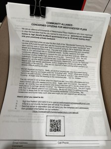 Community Alliance - Concerned for Westchester Playa Petition Flyer